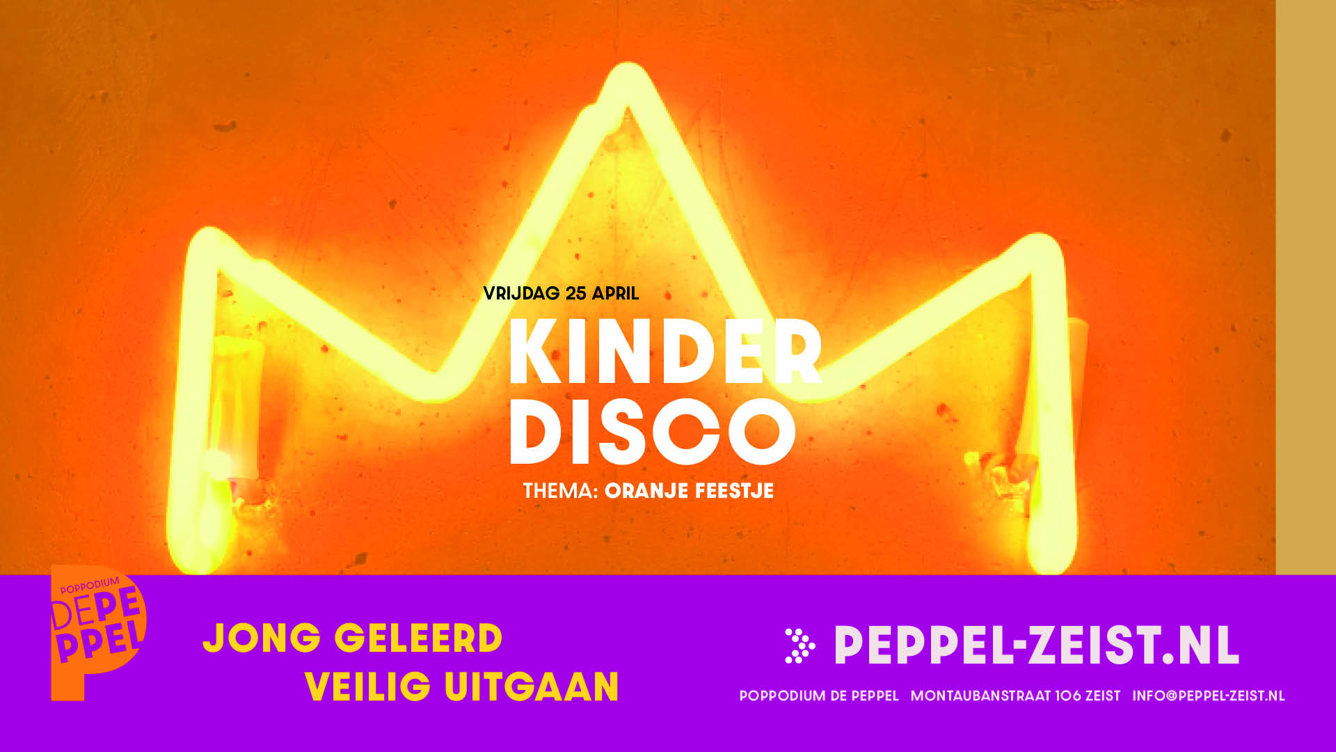 Kinderdisco: Oranje Feestje